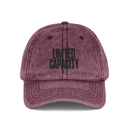 Limited Capacity Vintage Embroidered Cap - Creations by Chris and Carlos