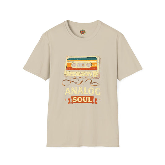 Analog Soul Cassette T-Shirt — Retro Music Vintage Tape Tee - Creations by Chris and Carlos