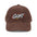 GOAT Embroidered Corduroy Cap — Vintage Red Baseball Hat