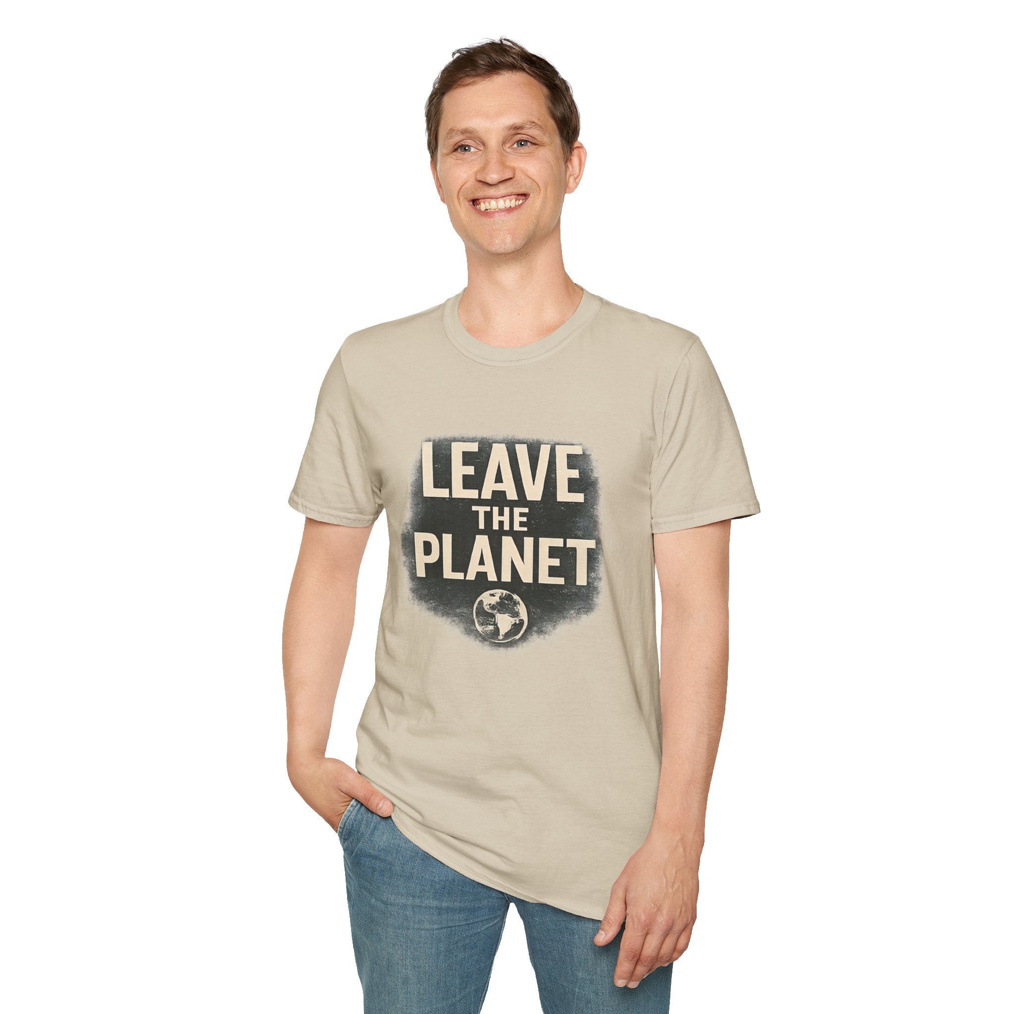 Leave the Planet T‑Shirt – Retro Space Graphic Tee - Creations by Chris and Carlos