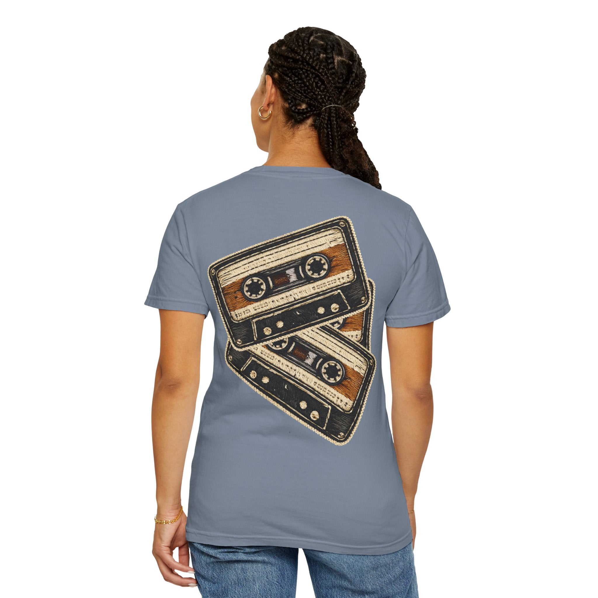 Cassette Tape Retro Tee — "Static Youth / Side B Soul / Basement Tapes" - Creations by Chris and Carlos