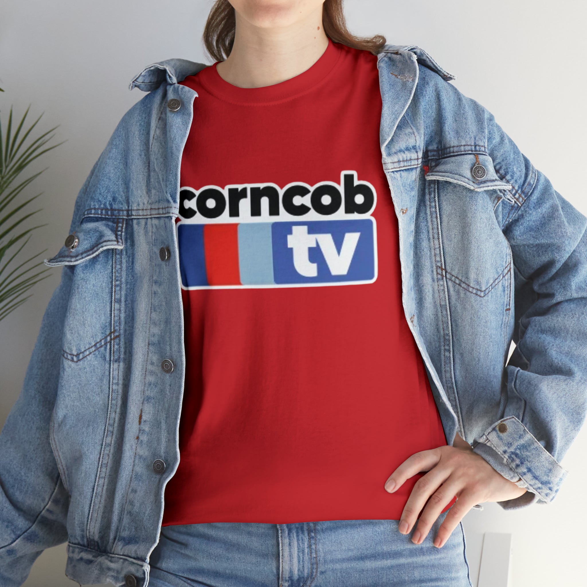 Corncob Tv- Unisex Heavy Cotton T-Shirt - Creations by Chris and Carlos