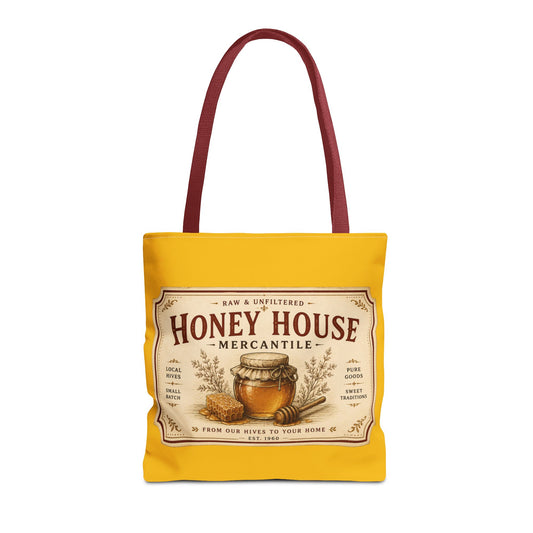 Tote Bag — Honey House Vintage Honey Label Design - Creations by Chris and Carlos