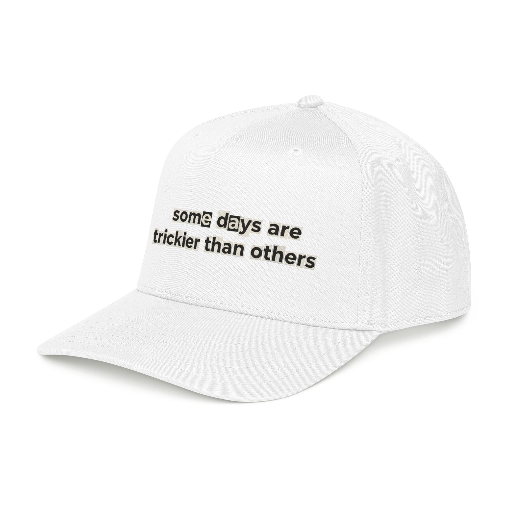 Baseball Cap — "Some Days Are Trickier Than Others" Patch - Creations by Chris and Carlos
