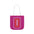 Tote Bag — Retro Pink 'Dunkin' Logo' Canvas Tote - Creations by Chris and Carlos