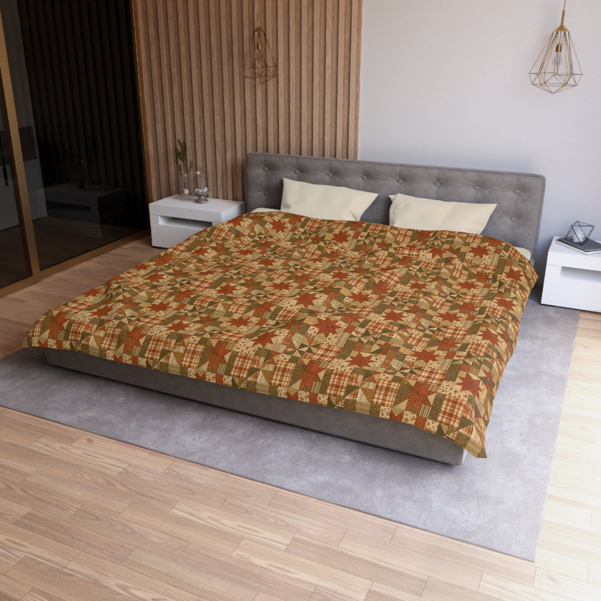 Old Soul Harvest™ Vintage Quilt Blocks Duvet Cover - Duvet Cover from Old Soul Harvest Bedding
