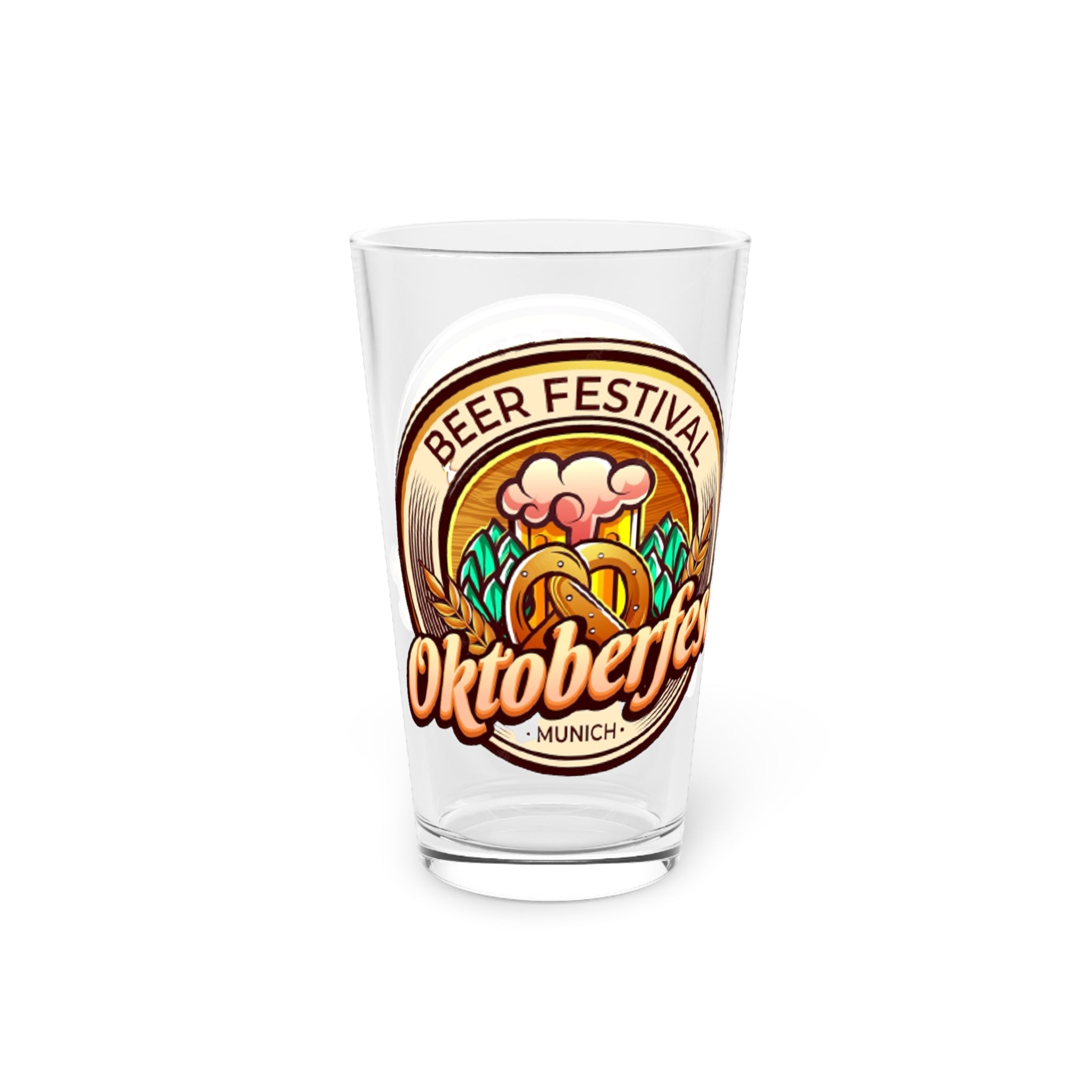 Oktoberfest- Pint Glass, 16oz - Creations by Chris and Carlos