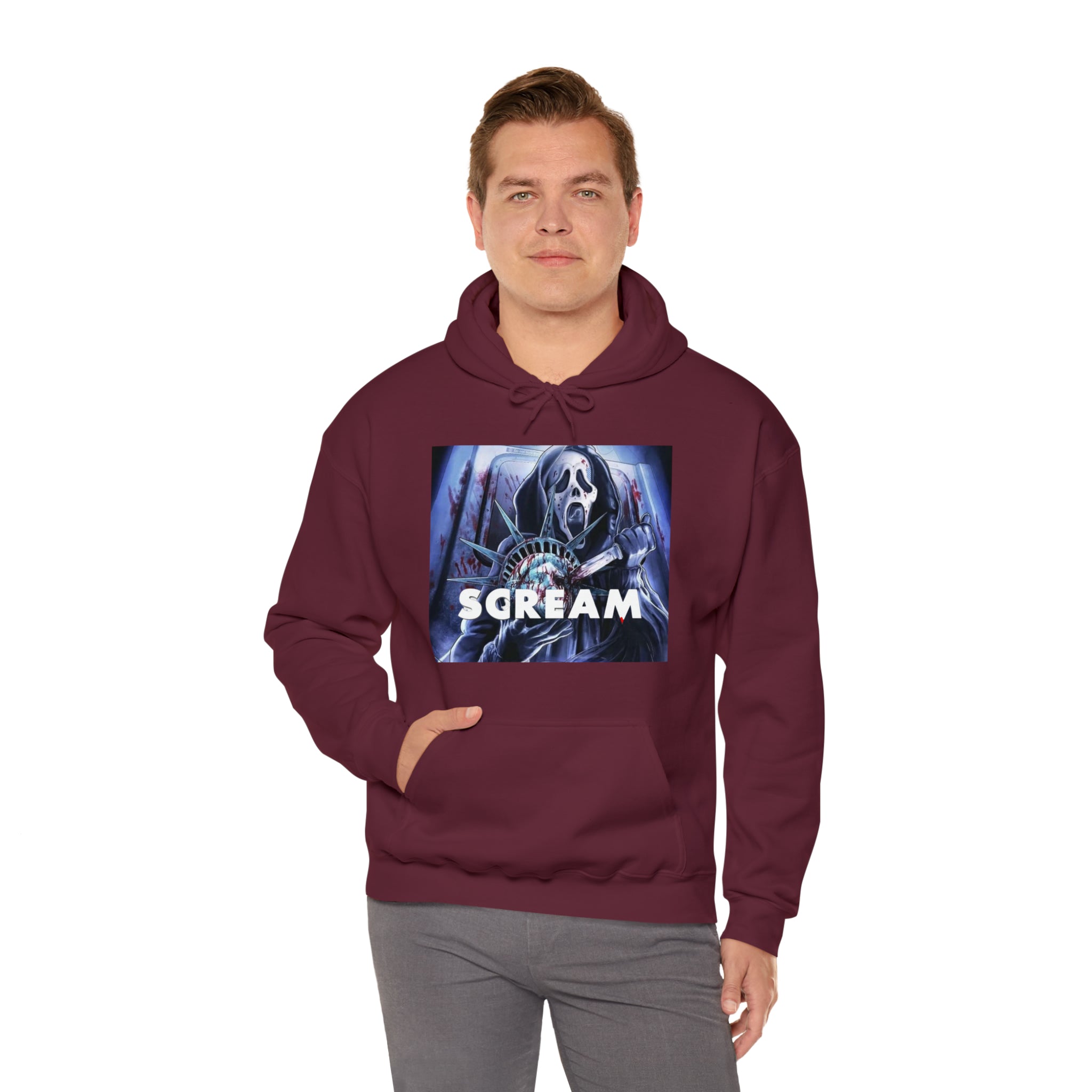 Scream- Unisex Heavy Blend™ Hooded Sweatshirt - Creations by Chris and Carlos