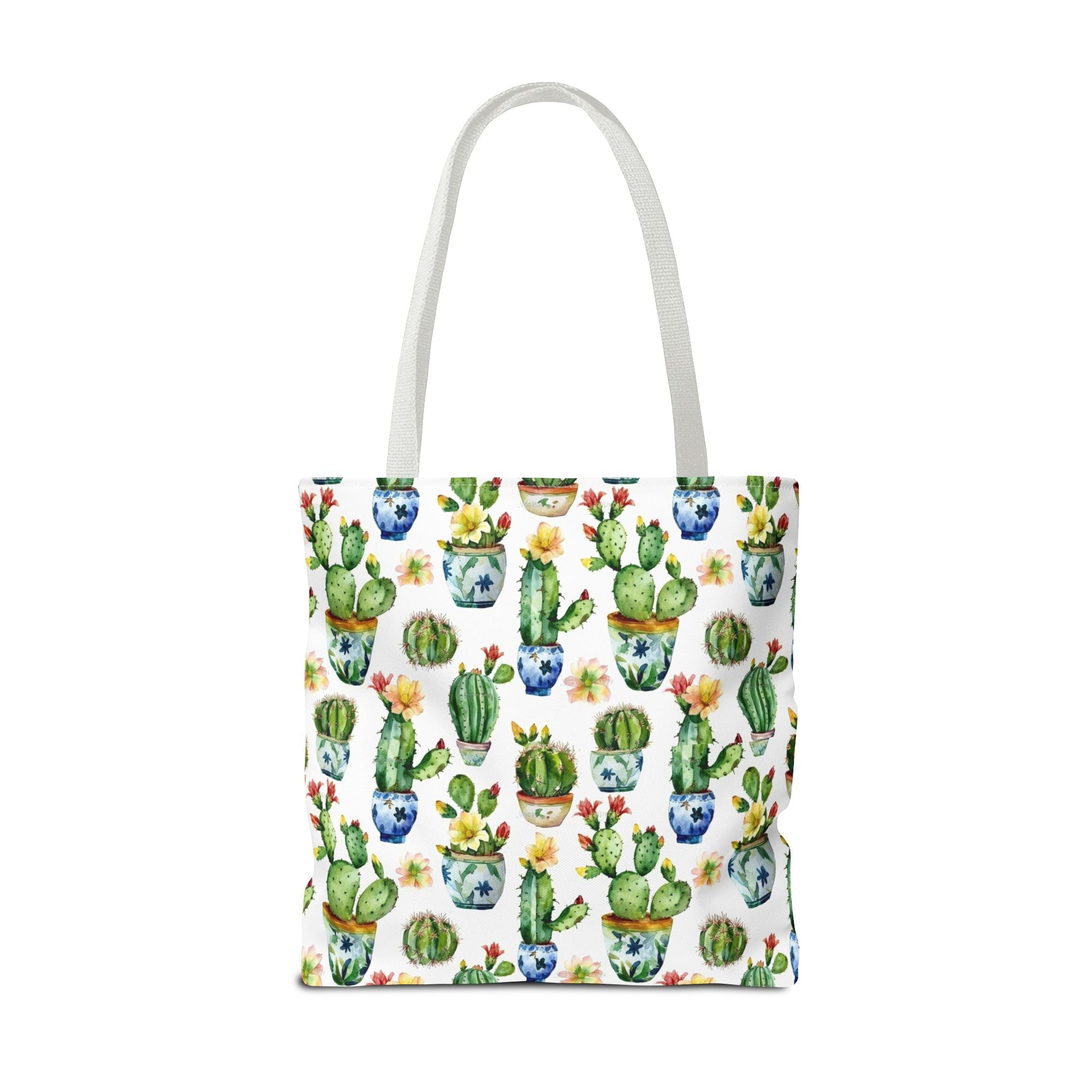 Sol y Alegría (Sun and Joy) Collection- Cactus Succulent Pattern Microfiber Blanket Soft Velveteen Throw for Home & Garden Lovers Cactus Watercolor Tote Bag – Floral Potted Succulent Pattern All-Over Print - Creations by Chris and Carlos