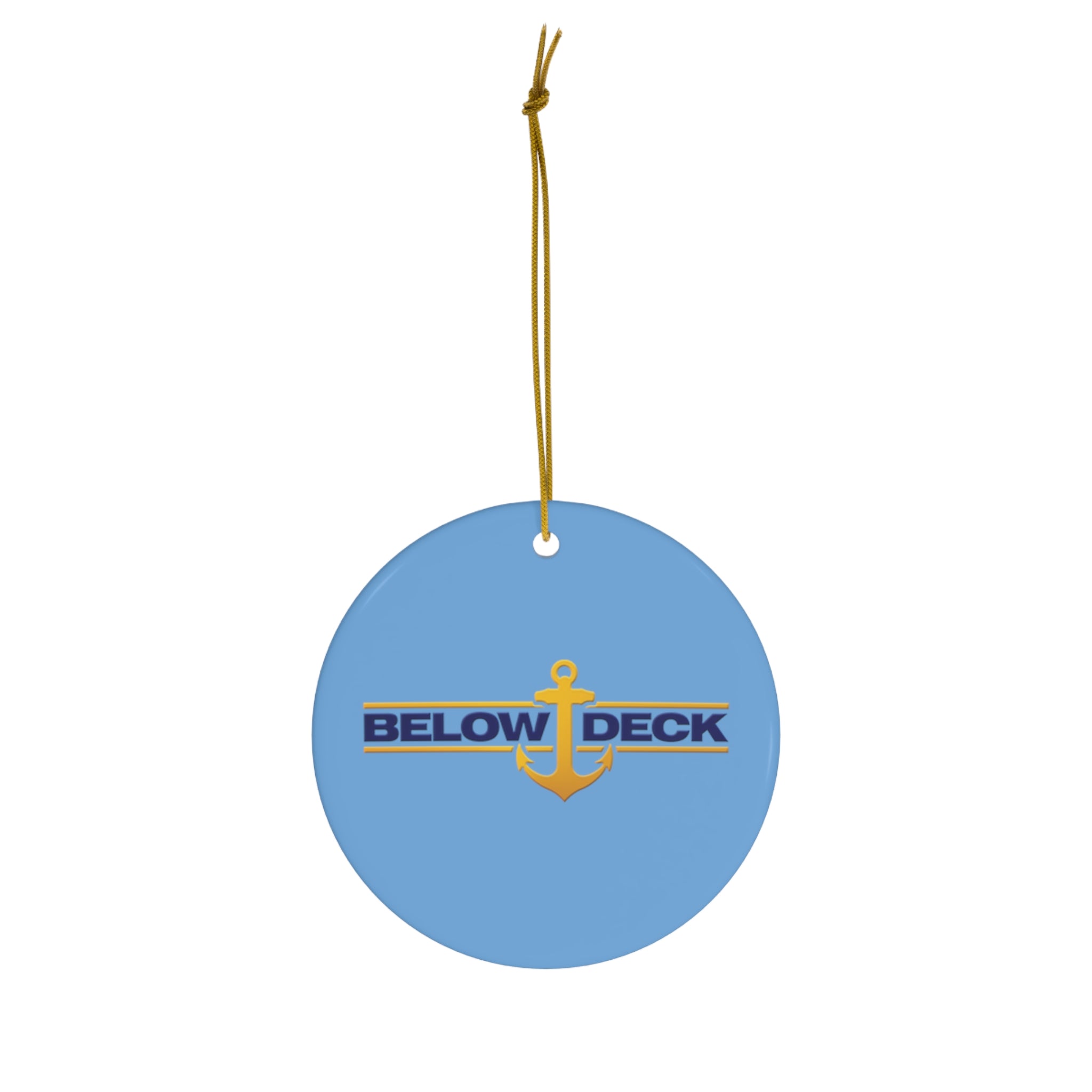 Below Deck- Ceramic Ornament, 4 Shapes - Creations by Chris and Carlos
