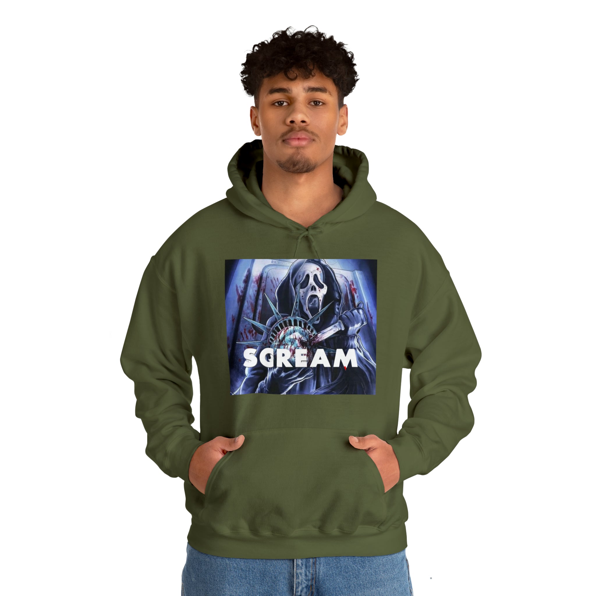 Scream- Unisex Heavy Blend™ Hooded Sweatshirt - Creations by Chris and Carlos