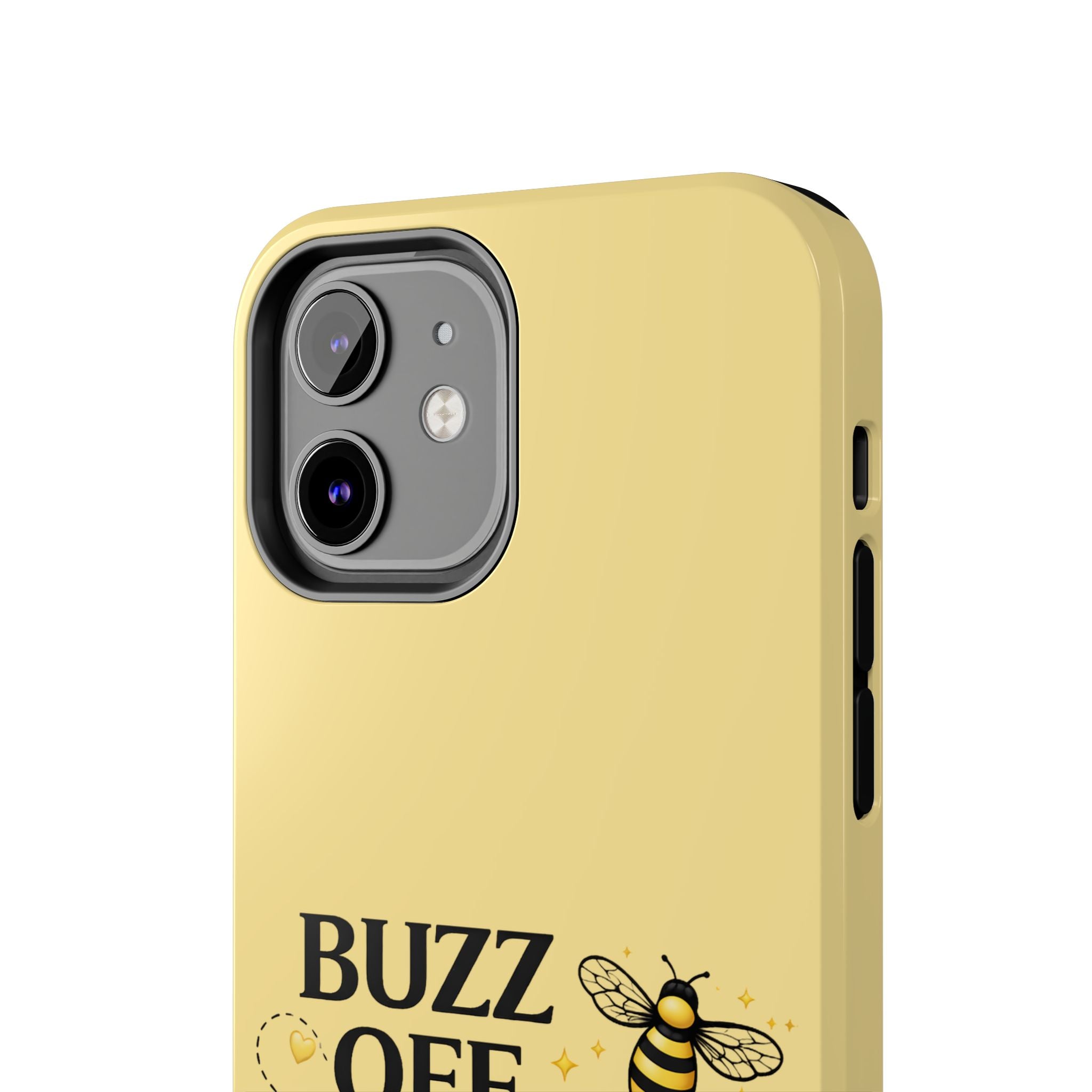 Buzz Off Bee Happy Always Phone Case - Creations by Chris and Carlos