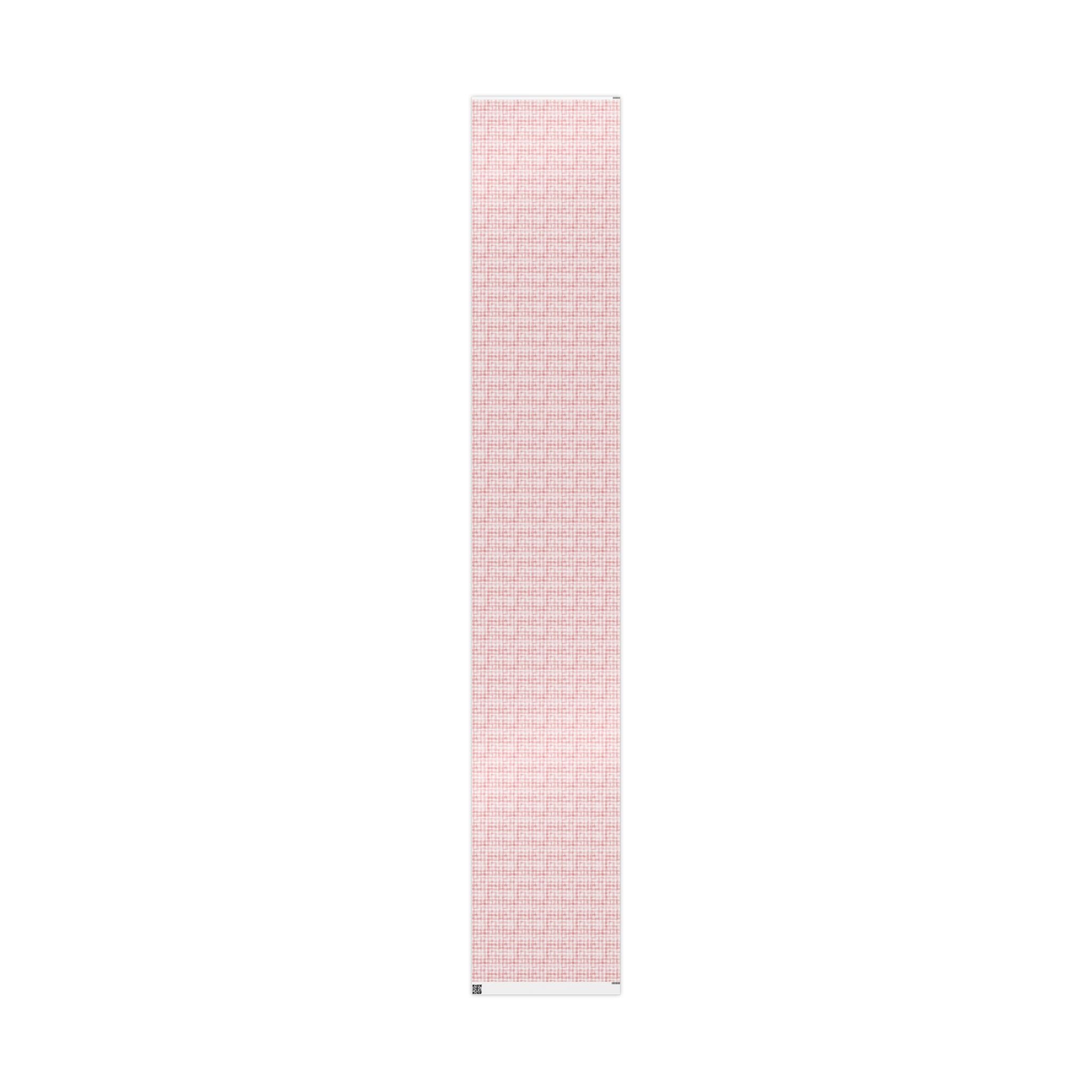 Pink Buffalo Check Wrapping Paper Roll — Classic Gingham Gift Wrap for Birthdays, Baby Showers, and Bridal Showers - Creations by Chris and Carlos
