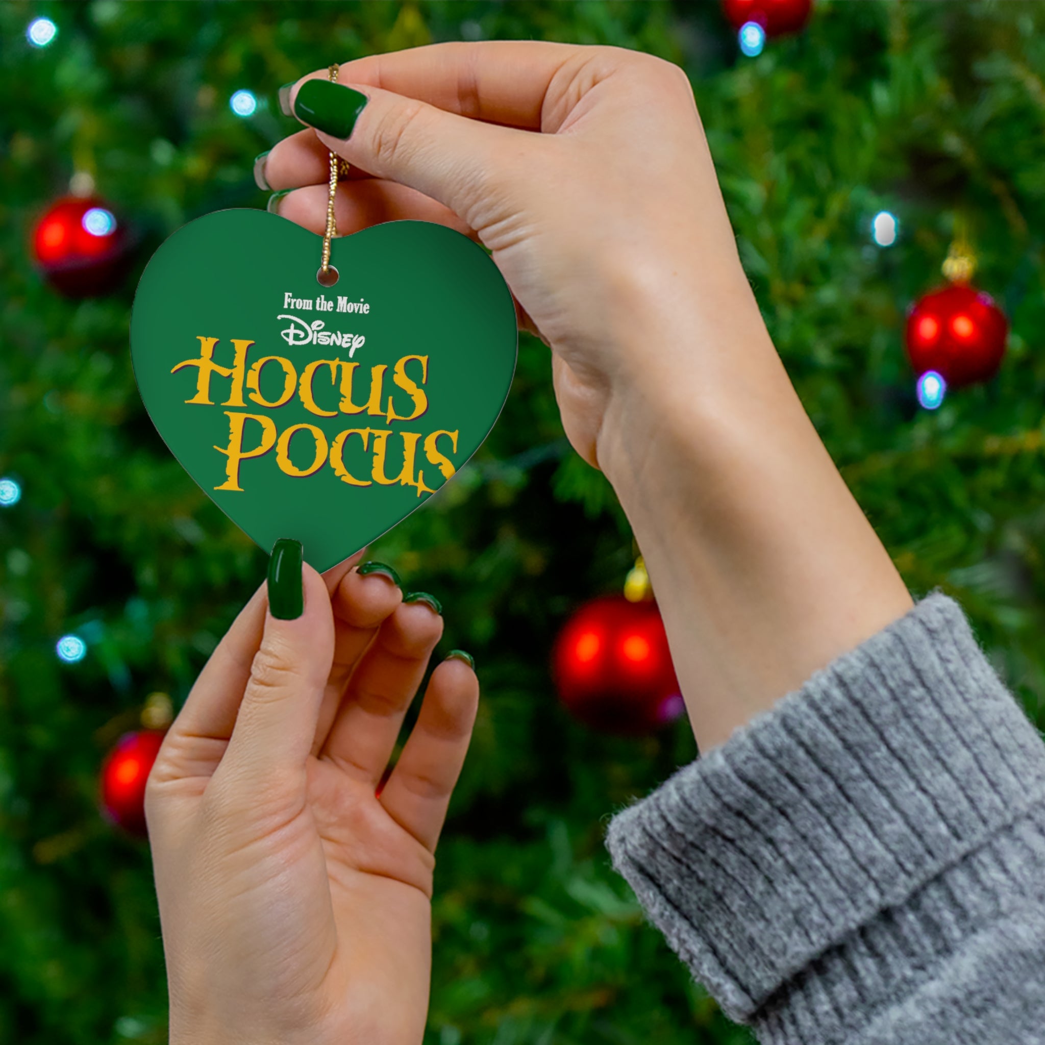 Hocus Pocus- Ceramic Ornament, 4 Shapes - Creations by Chris and Carlos