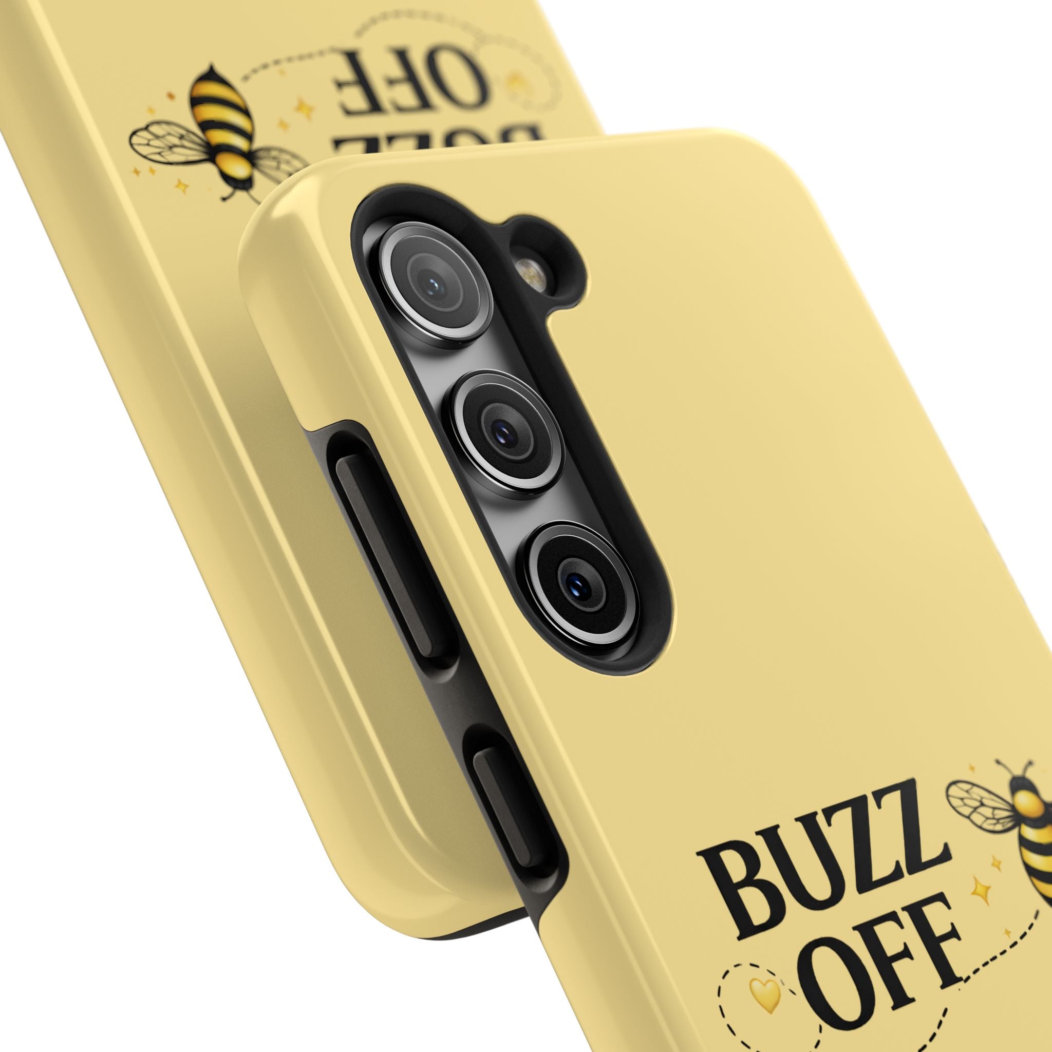 Buzz Off Bee Happy Always Phone Case - Creations by Chris and Carlos