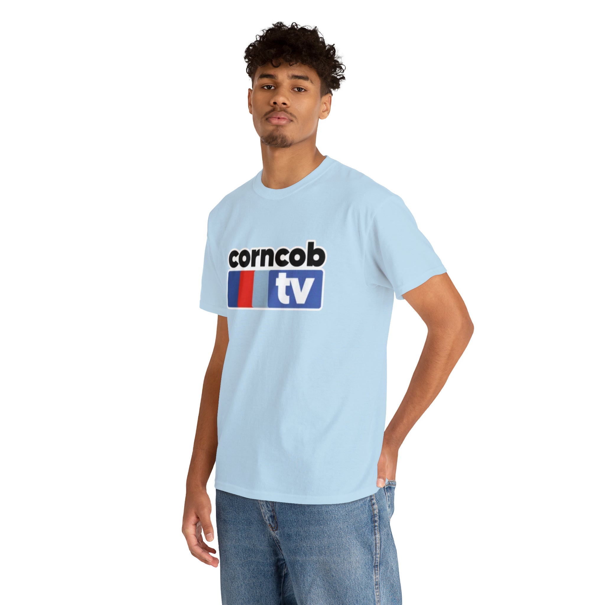 Corncob Tv- Unisex Heavy Cotton T-Shirt - Creations by Chris and Carlos