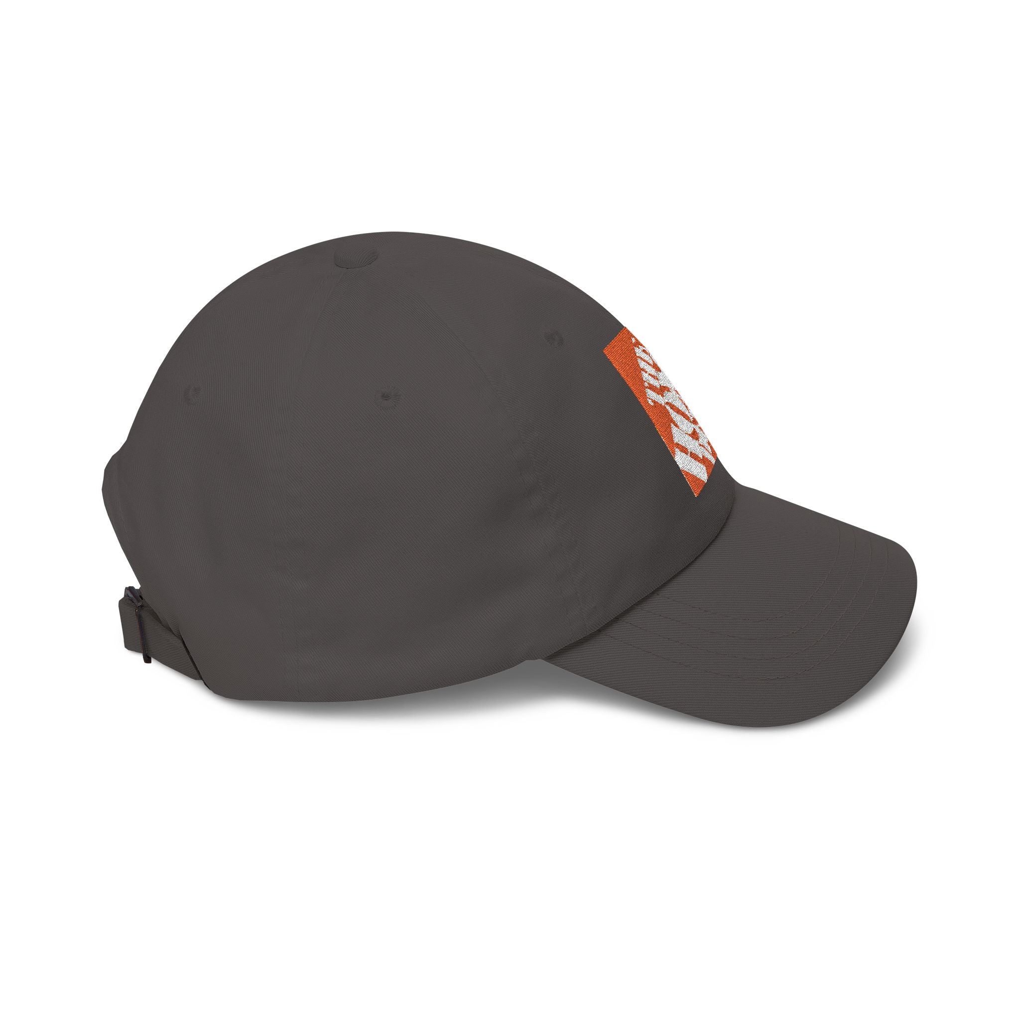 Dad Cap — Embroidered Orange Home Depot Logo Baseball Hat - Creations by Chris and Carlos
