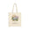Hydrangea Co. Floral Canvas Tote Bag — Vintage Botanical Market Bag