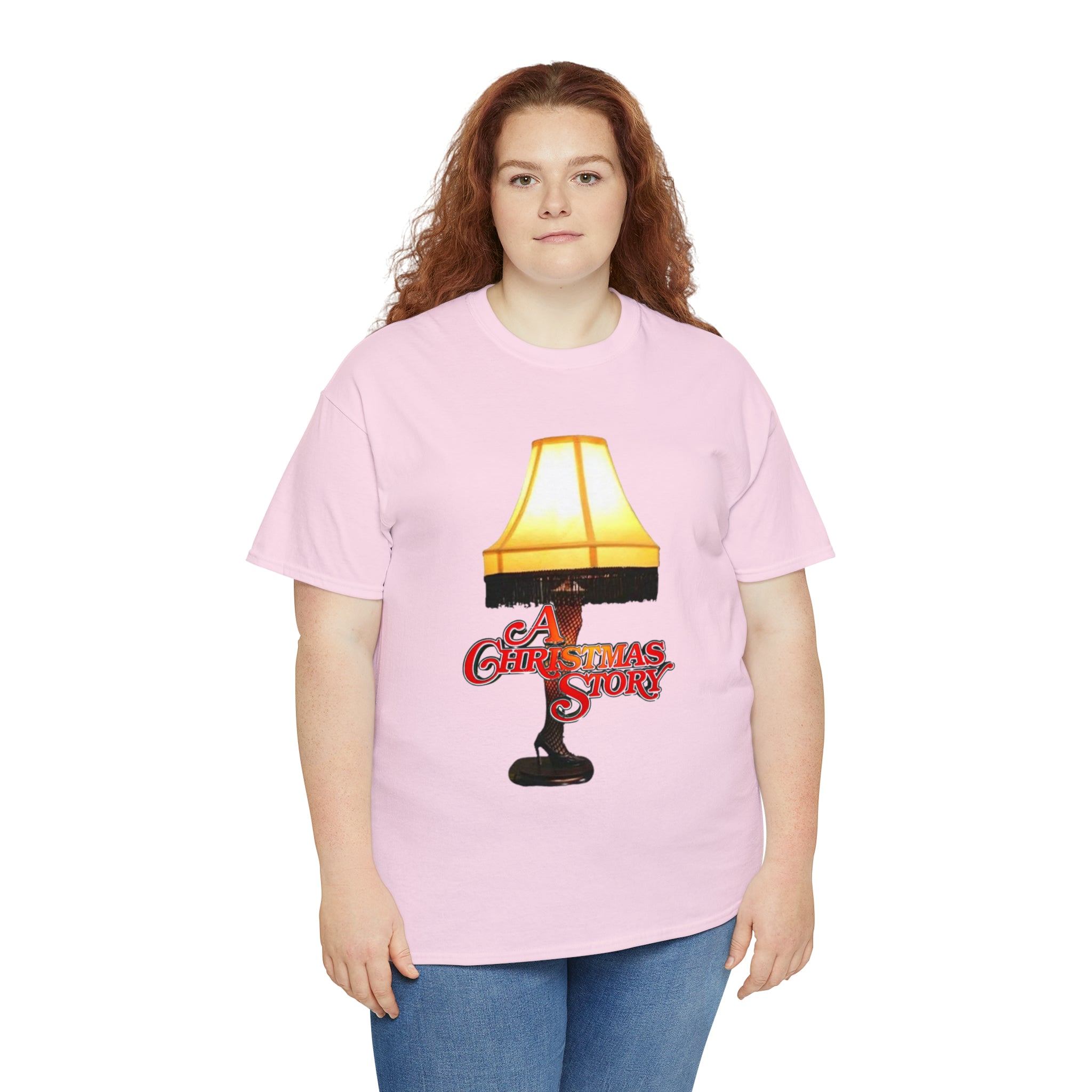 A Christmas Story- Leg Lamp Unisex Heavy Cotton T-Shirt - Creations by Chris and Carlos