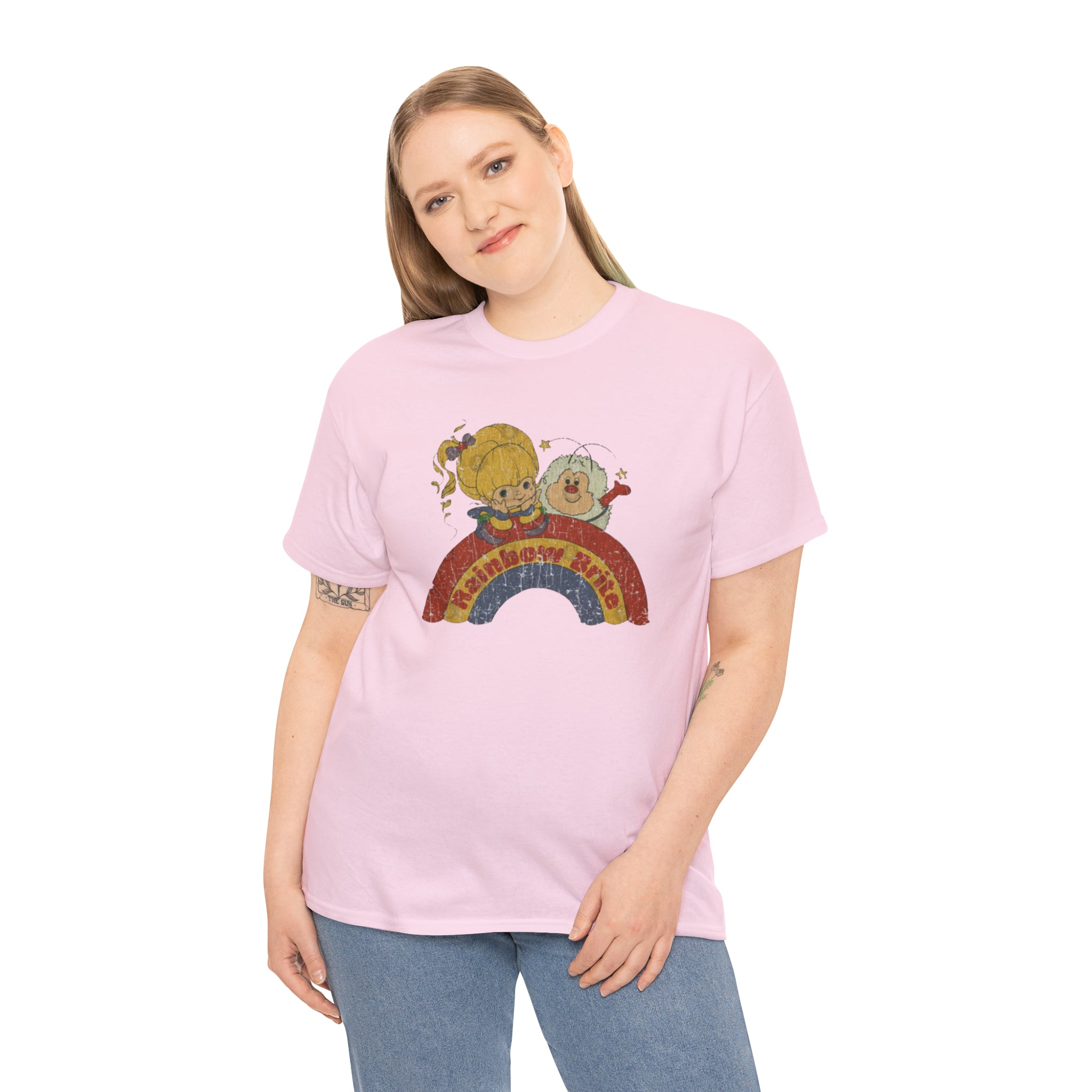 Rainbow Bright- Unisex Heavy Cotton T-Shirt - Creations by Chris and Carlos