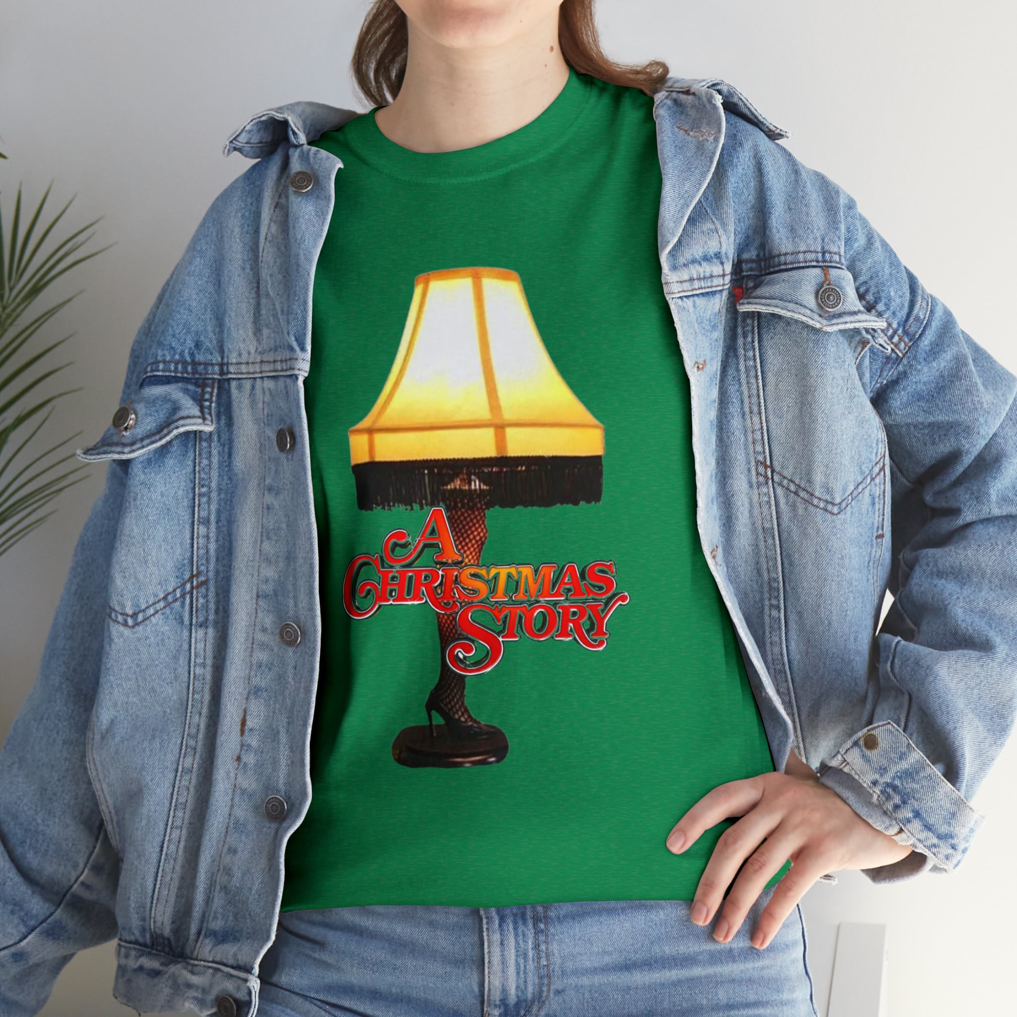 A Christmas Story- Leg Lamp Unisex Heavy Cotton T-Shirt - Creations by Chris and Carlos