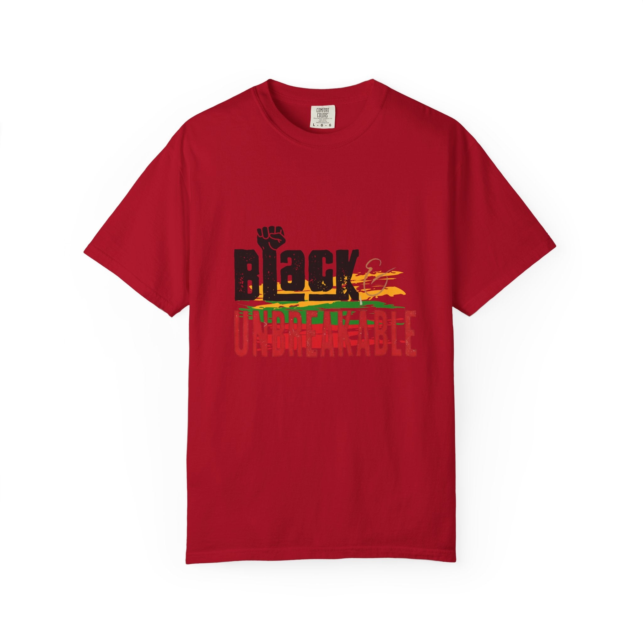 Black History Month- is Unbreakable T-Shirt Pan-African Power Graphic Tee - Creations by Chris and Carlos