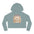 Cropped Hoodie — "Love Shack" Vintage Garden Party Floral Design
