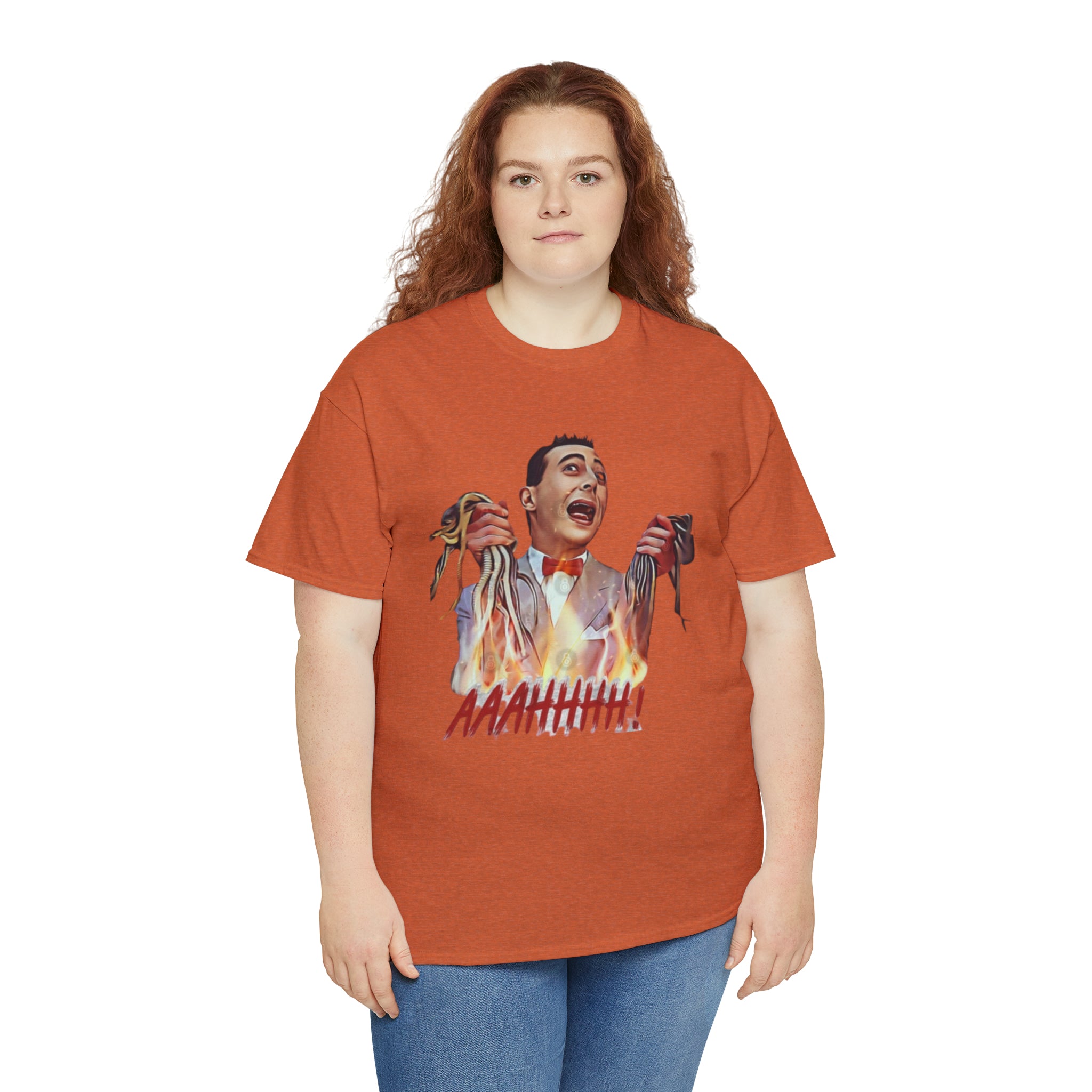 Pee Wee Herman-  Unisex Heavy Cotton T-Shirt - Creations by Chris and Carlos