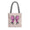 Black Lantern Society | Old Soul Skull Bow Tote Bag — Pink Gothic Punk All-Over Print Tote