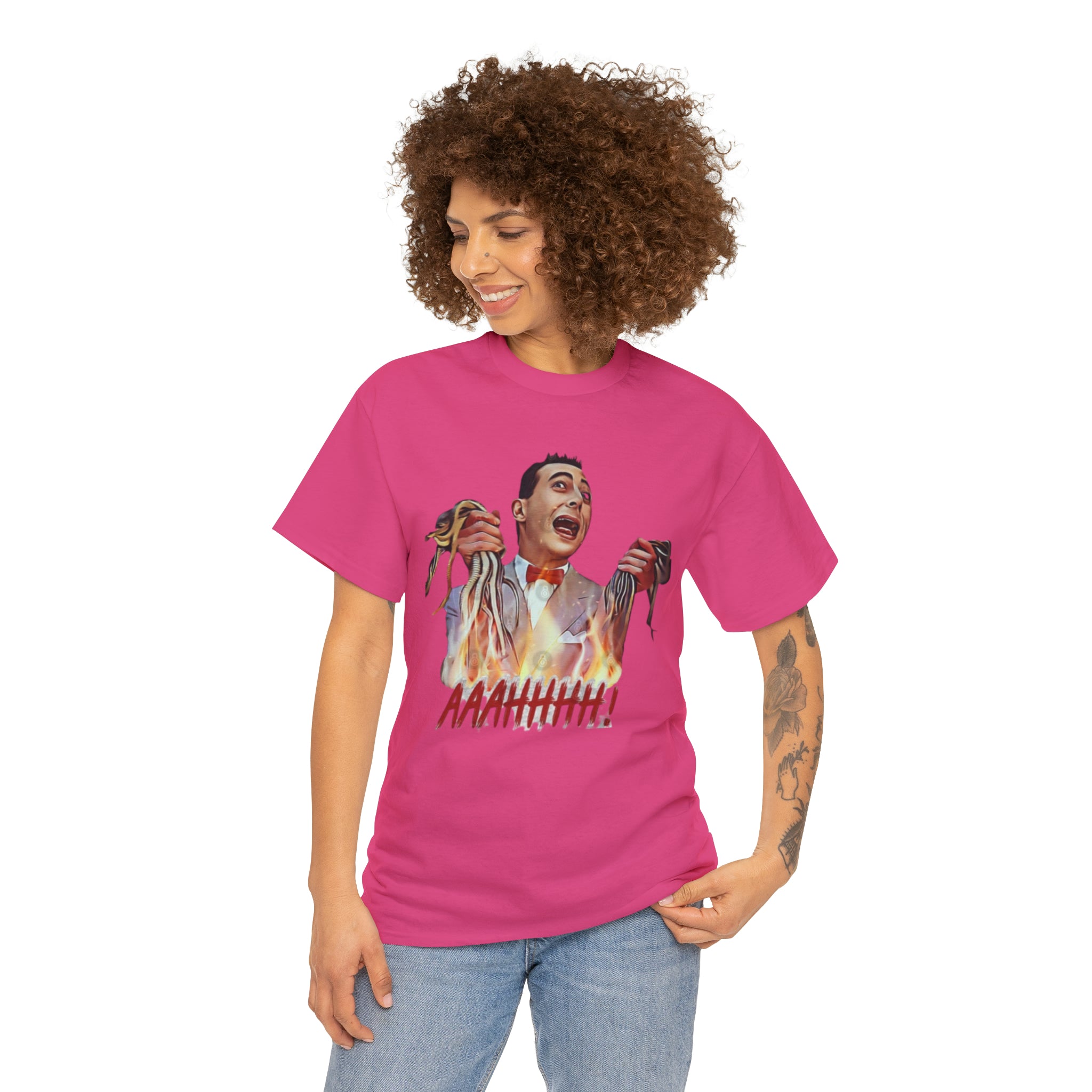 Pee Wee Herman-  Unisex Heavy Cotton T-Shirt - Creations by Chris and Carlos