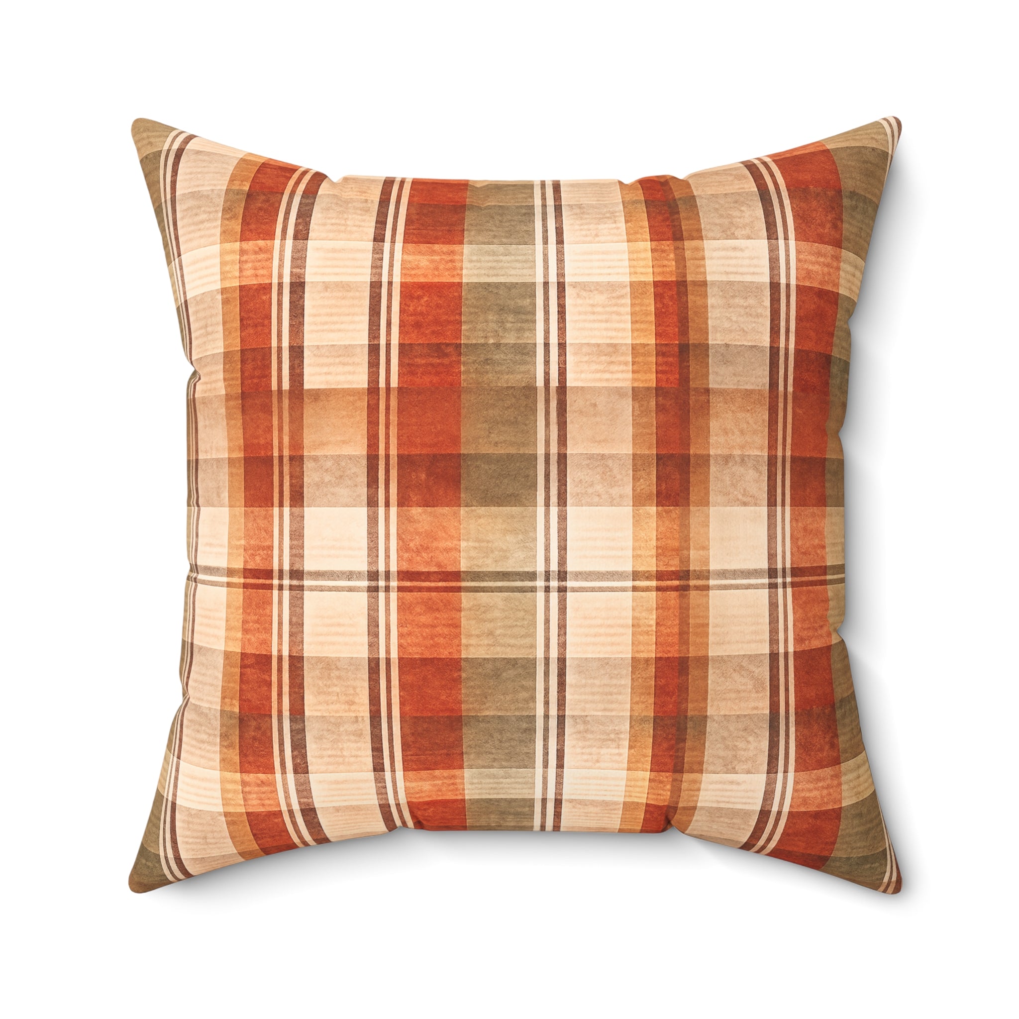 Old Soul Harvest™ Heirloom Plaid Throw Pillow - Throw Pillow from Old Soul Harvest Campfire Circle