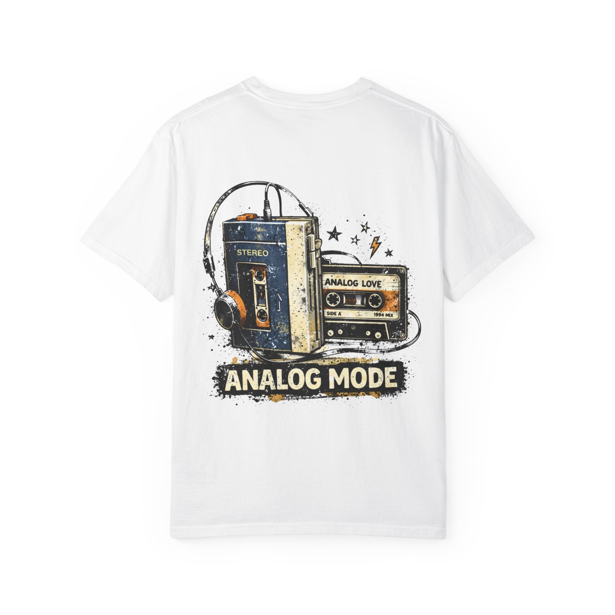 Analog Cassette T-Shirt — "Side B Soul" Vintage Tape Music Tee - Creations by Chris and Carlos