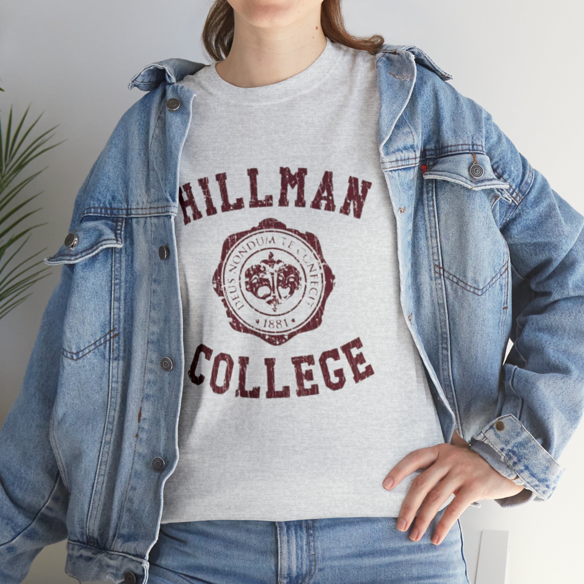 Hillman College- Unisex Heavy Cotton T-Shirt - Creations by Chris and Carlos