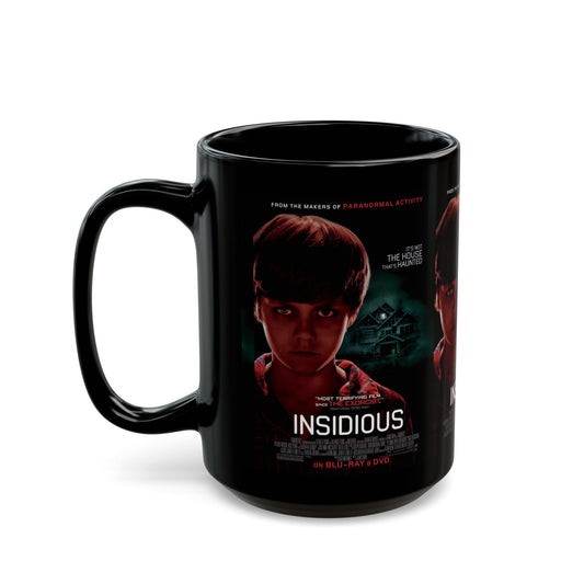 Insidious Horror Movie Black Mug — Creepy Boy Poster Coffee Cup (11oz, 15oz) - Creations by Chris and Carlos
