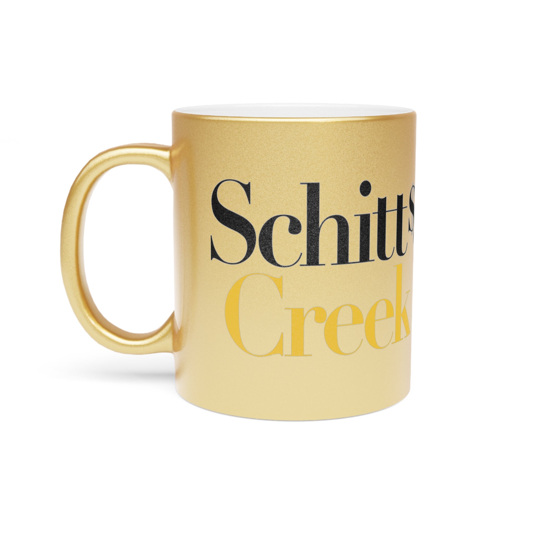 Schitt's Creek TV Show - Metallic Mug (Silver\Gold) - Creations by Chris and Carlos