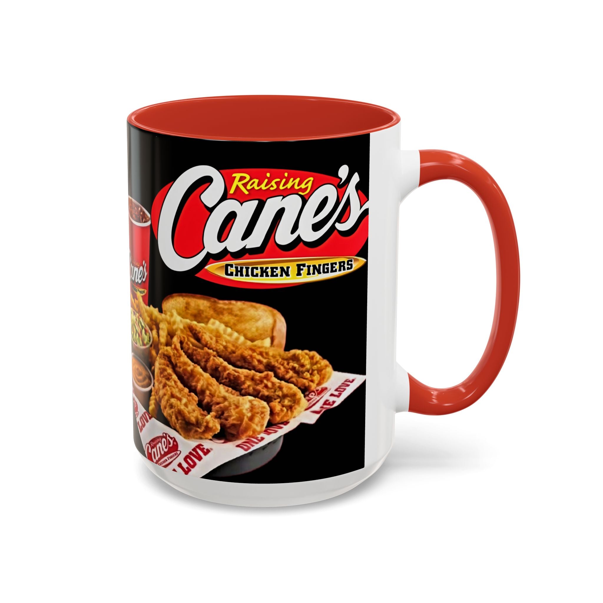 Raising Cane's Logo Coffee Mug – Chicken Fingers Fan Cup (11/15oz) - Creations by Chris and Carlos