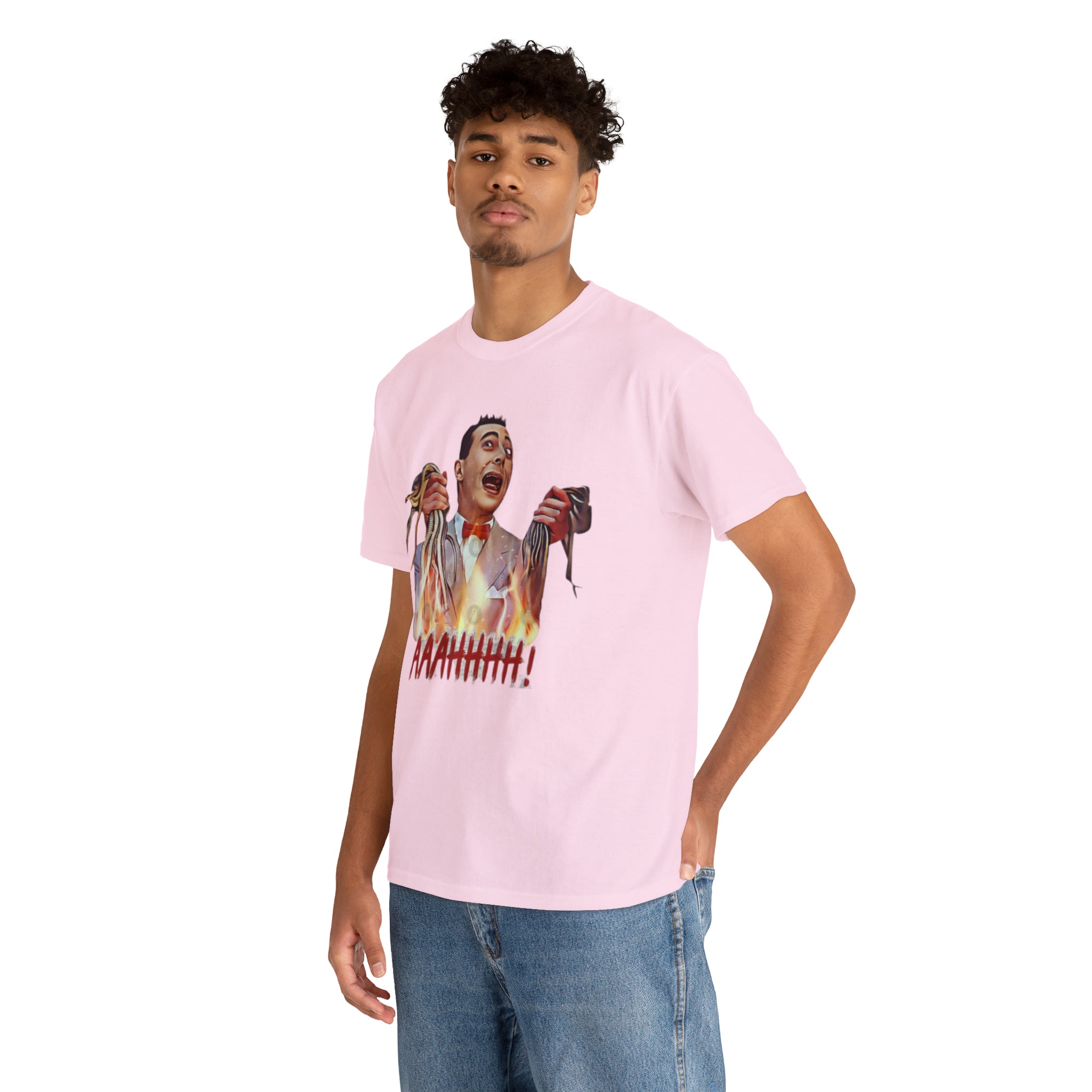 Pee Wee Herman-  Unisex Heavy Cotton T-Shirt - Creations by Chris and Carlos