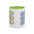 Dream Repeat Accent Coffee Mug — Pastel Motivational Ceramic 11/15oz