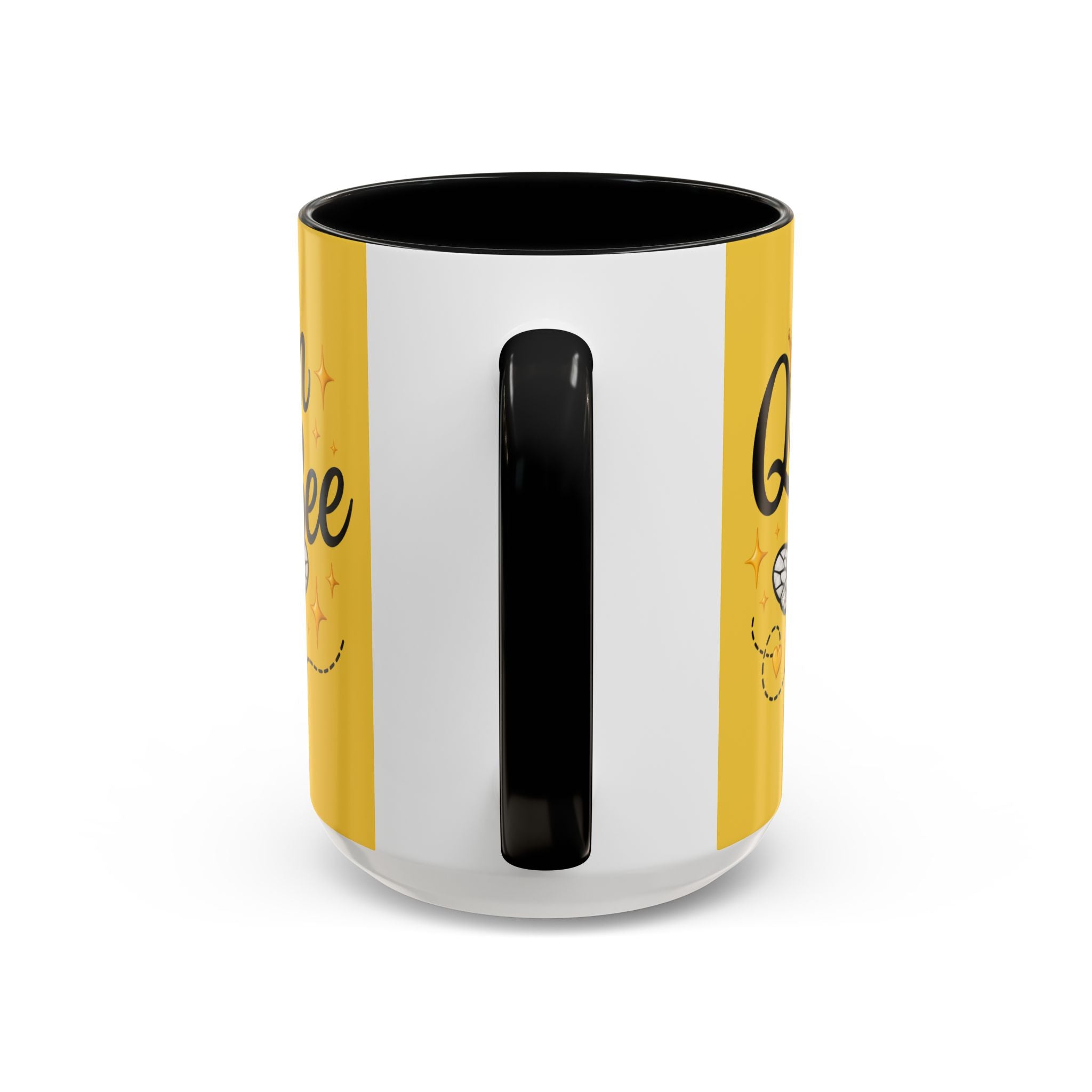 Queen Bee Coffee Mug — Floral Bee Accent Mug (11/15oz) - Creations by Chris and Carlos