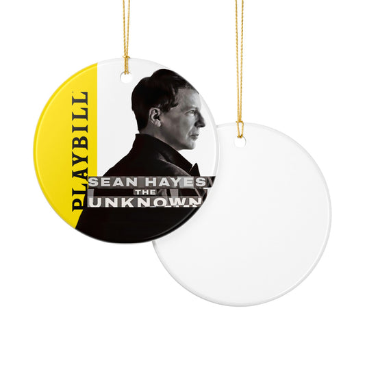 The Unknown Ceramic Ornament | Playbill Inspired Broadway Decoration | Holiday Gift, Unique Home Decor - Creations by Chris and Carlos