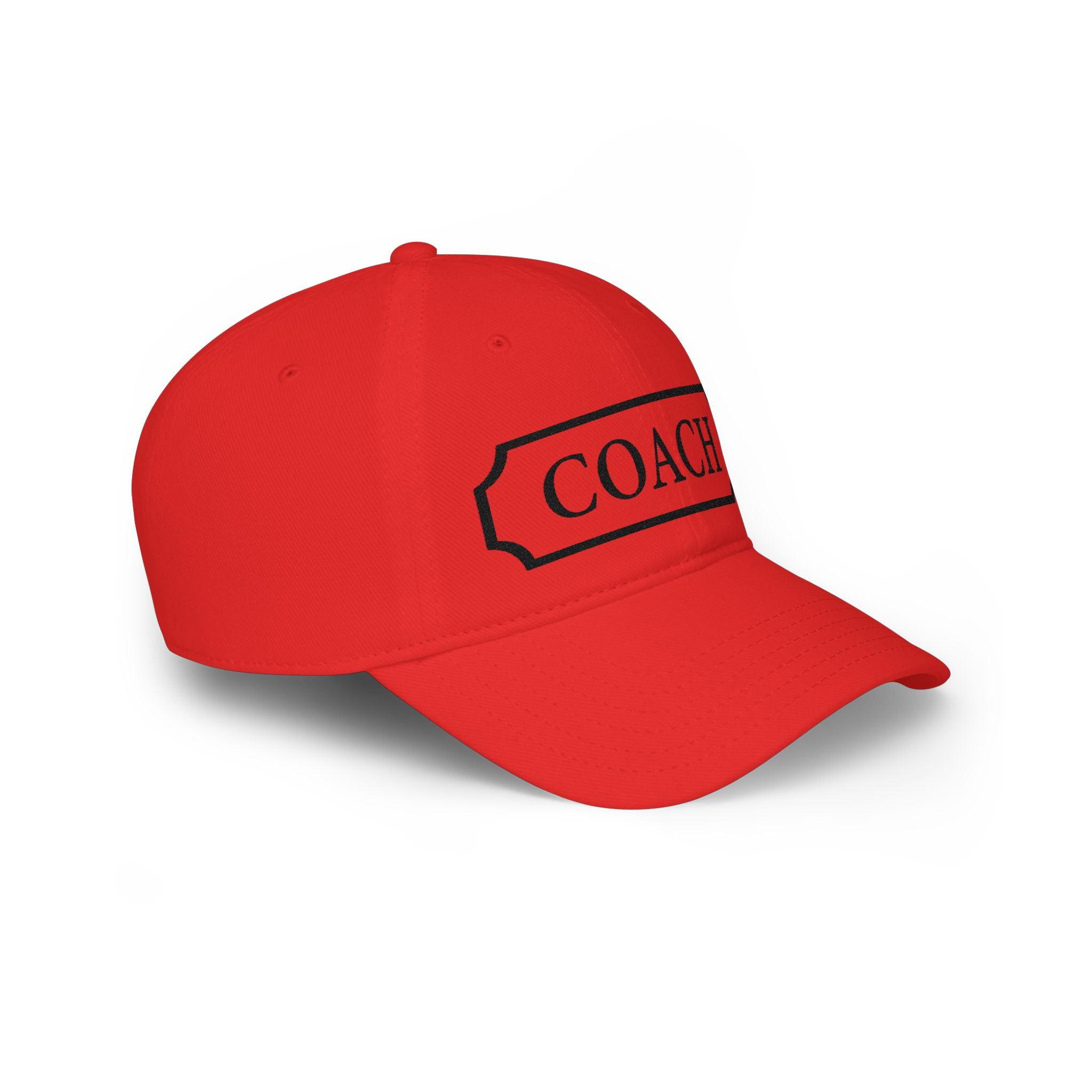 Coach Baseball Cap — Embroidered Low Profile Coach Hat for Sports Coaches & Team Gifts - Creations by Chris and Carlos