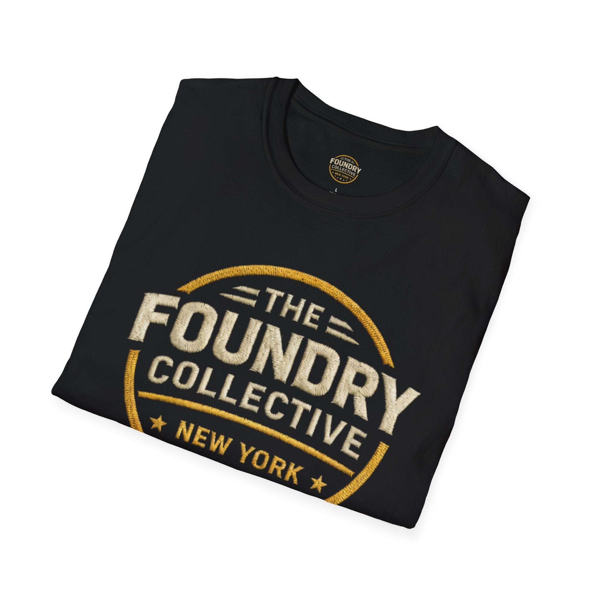 The Foundry Collective New York T-Shirt — Vintage Badge Logo Tee - Creations by Chris and Carlos