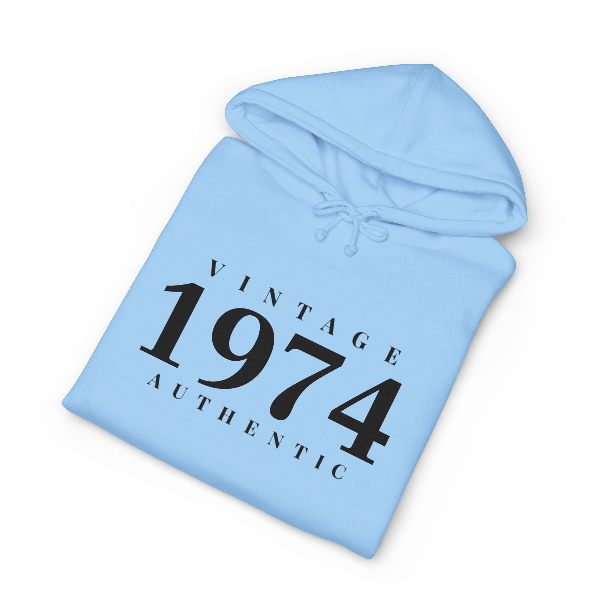 1974 Vintage Hoodie Authentic 1974 Birthday Pullover- Personalize - Creations by Chris and Carlos
