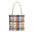 The Tailgate Crew- Stylish Plaid Tote Bag, Trendy Beach Bag, Reusable Shopping Tote