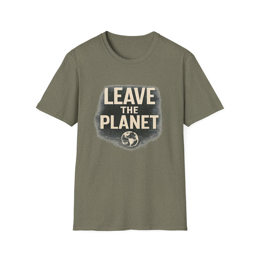 Leave the Planet T‑Shirt – Retro Space Graphic Tee - Creations by Chris and Carlos