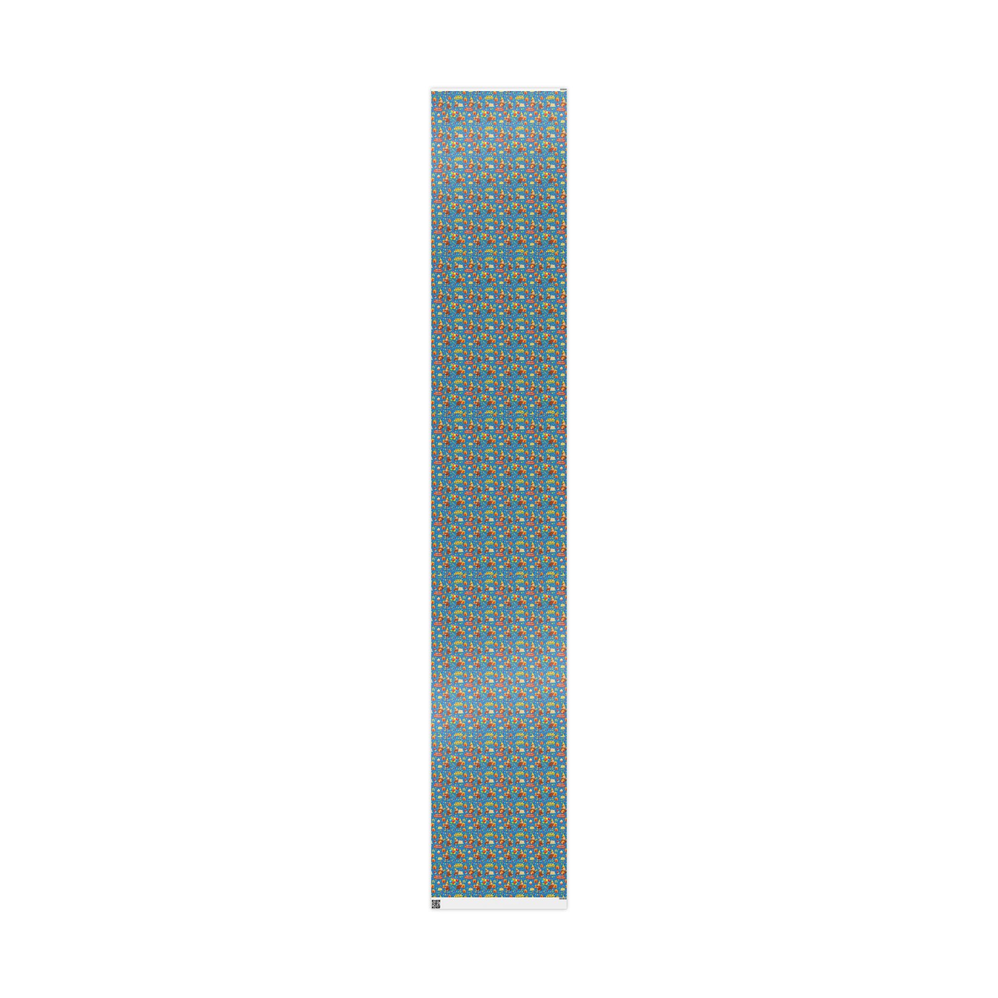 Wrapping Paper Roll — Colorful Birthday Presents & Party Curious George Animals Gift Wrap - Creations by Chris and Carlos