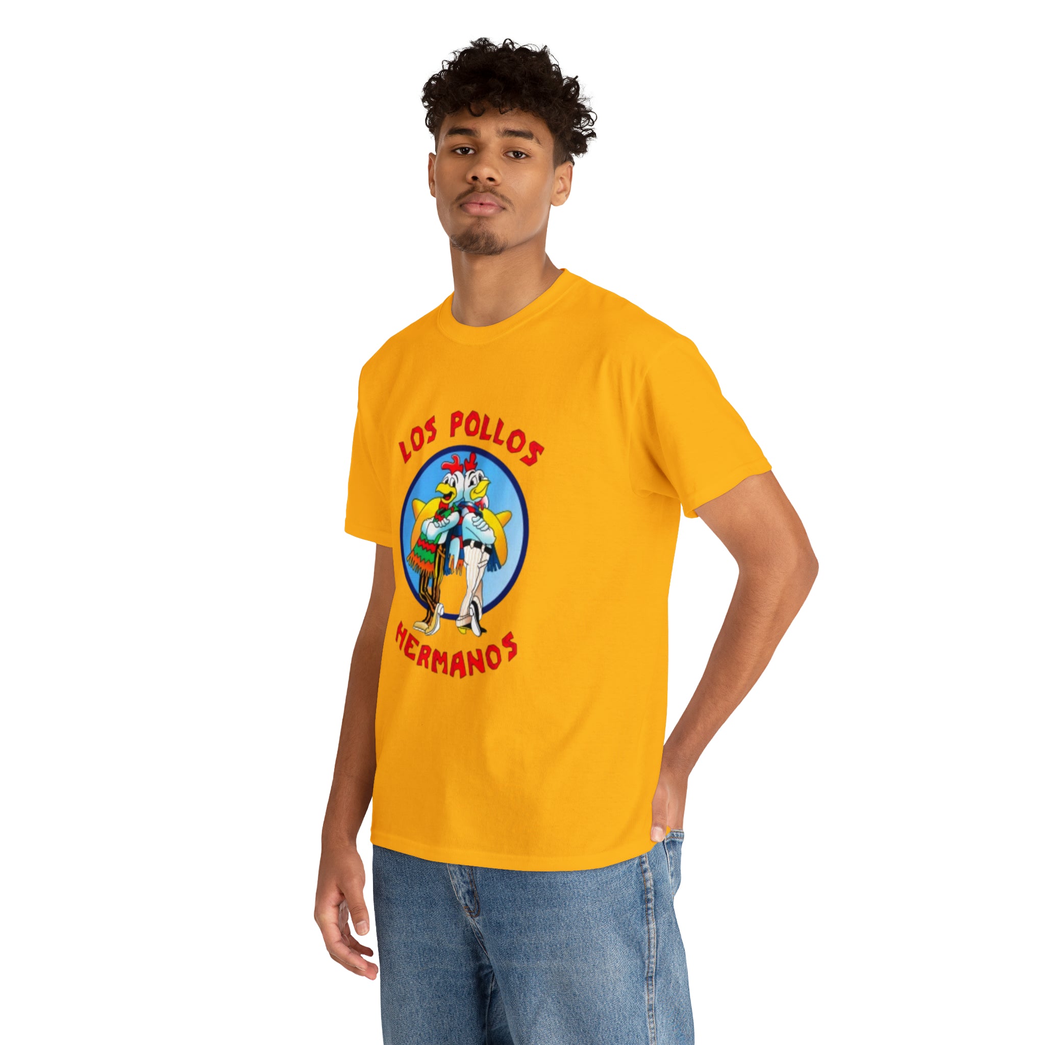 Pollos- Unisex Heavy Cotton T-Shirt - Creations by Chris and Carlos