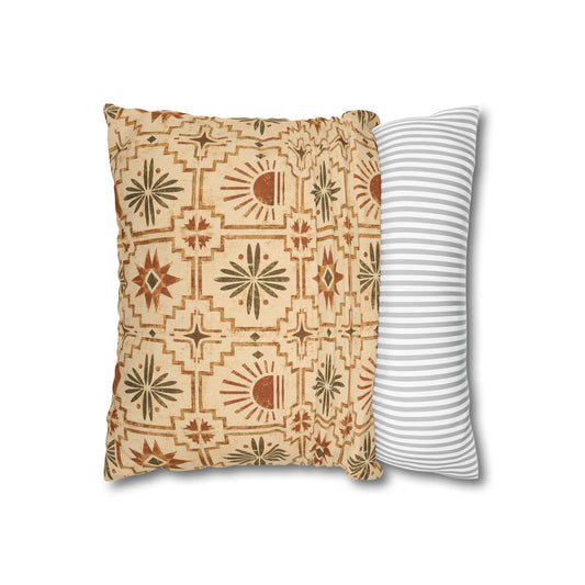 Copy of Southwestern Stripe Accent Pillowcase — Boho Sun & Geometric Throw Pillow Cover - Creations by Chris and Carlos