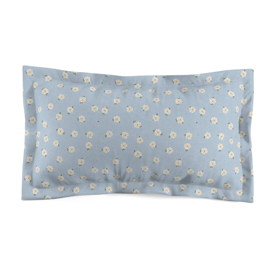 Heirloom Meadow™ — Meadow Blossom Pillow Sham — Floral Microfiber Decorative Pillowcase