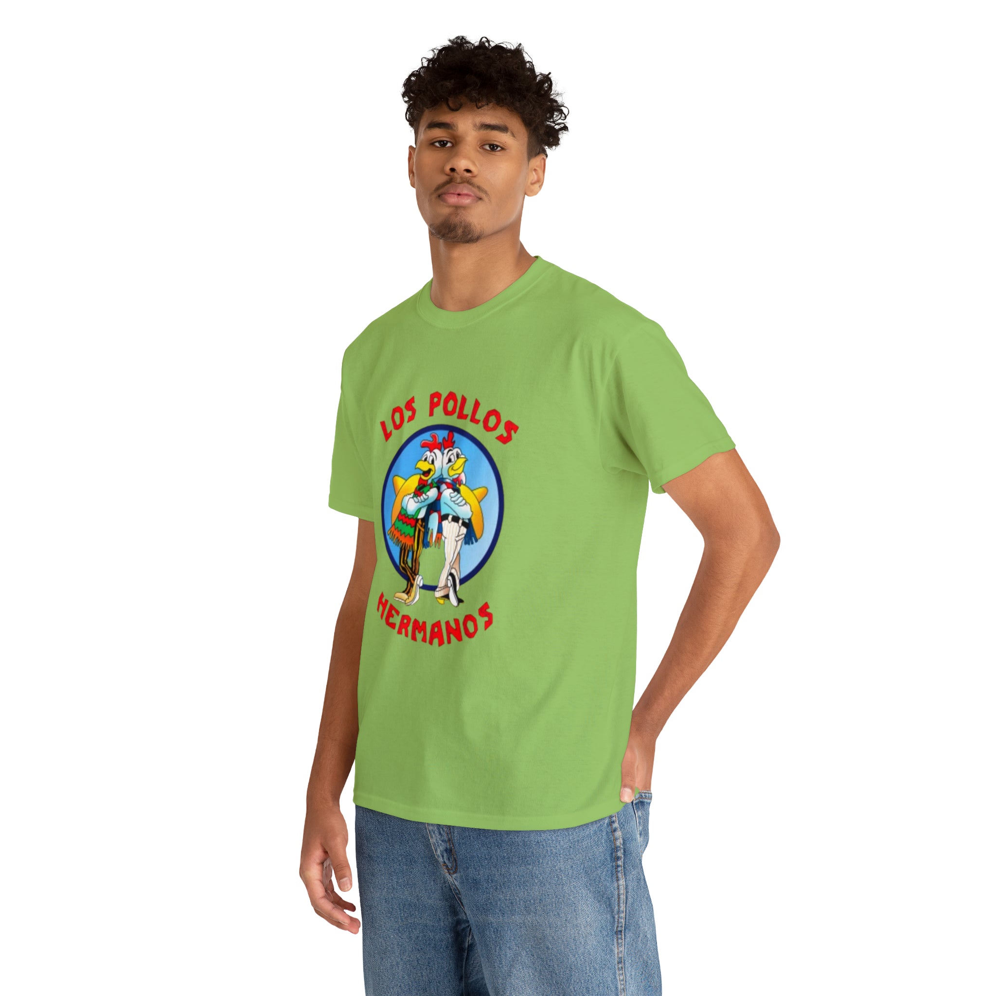 Pollos- Unisex Heavy Cotton T-Shirt - Creations by Chris and Carlos